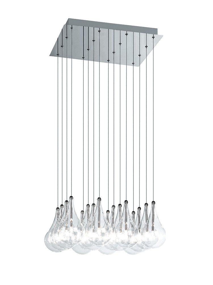 Suspension Drop Led en verre par Cristian Cubiñá x Alma Light
