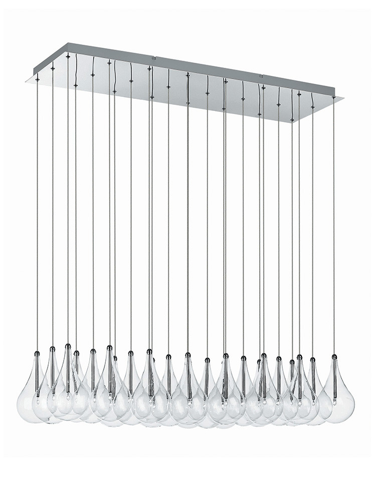 Suspension Drop Led en verre par Cristian Cubiñá x Alma Light