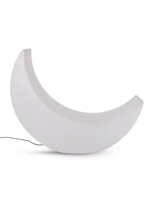 Lampadaire My Moon en forme de lune en polyéthylène par MARCANTONIO x Seletti