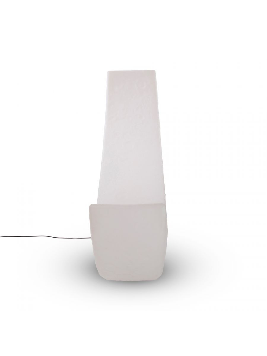 Lampadaire My Moon en forme de lune en polyéthylène par MARCANTONIO x Seletti Lampadaire My Moon en forme de lune en polyéthylène par MARCANTONIO x Seletti