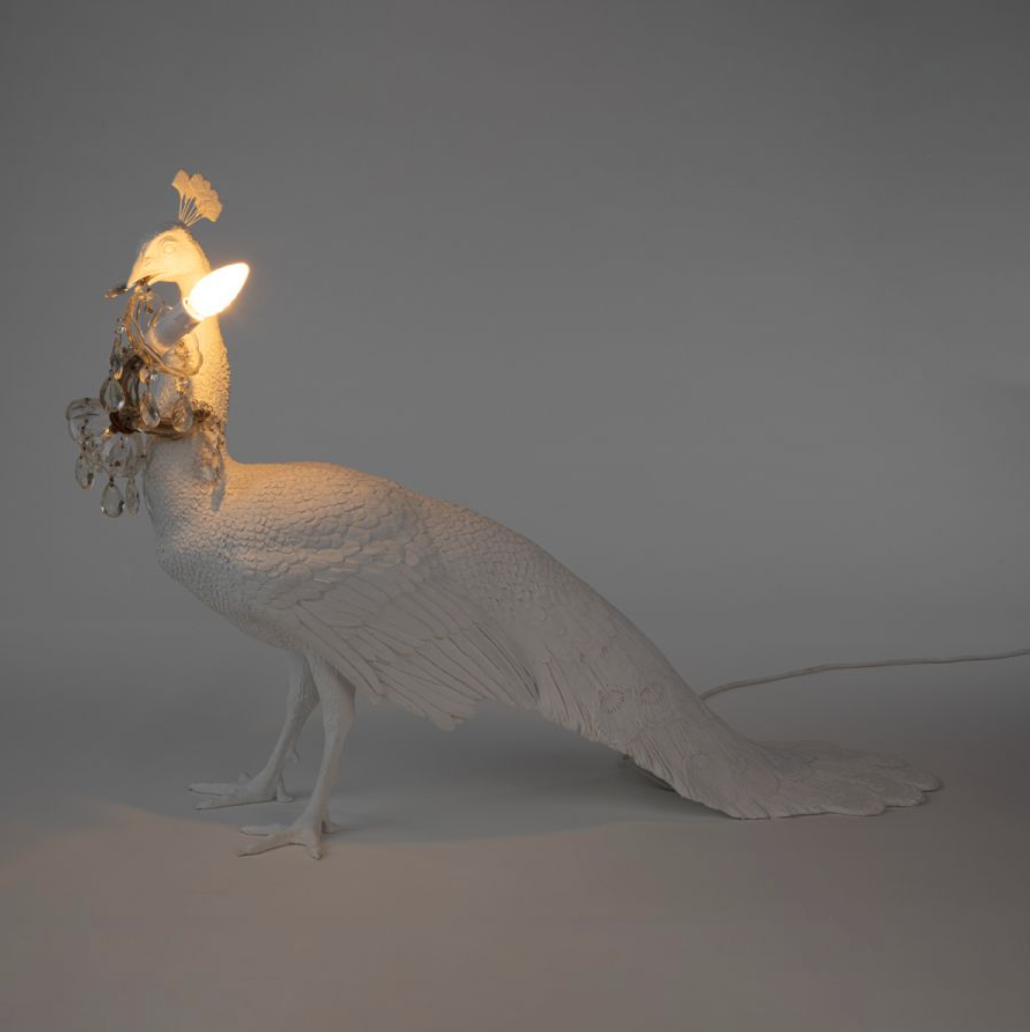 Lampadaire Peacock Led Lamp en forme de Paon en résine par MARCANTONIO x Seletti Lampadaire Peacock Led Lamp en forme de Paon en résine par MARCANTONIO x Seletti