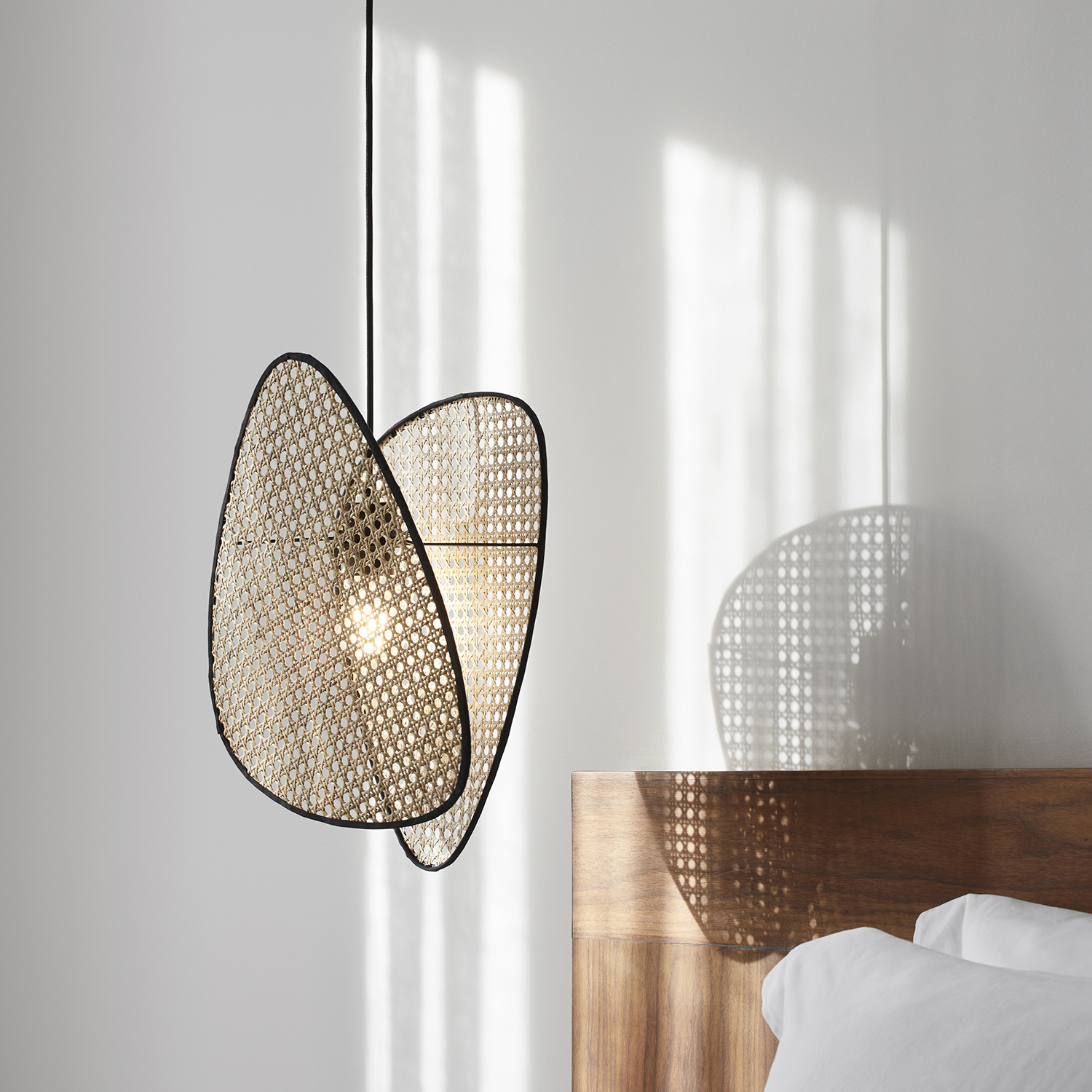 Suspension Screen Cannage 2 écrans en cannage par Market Set