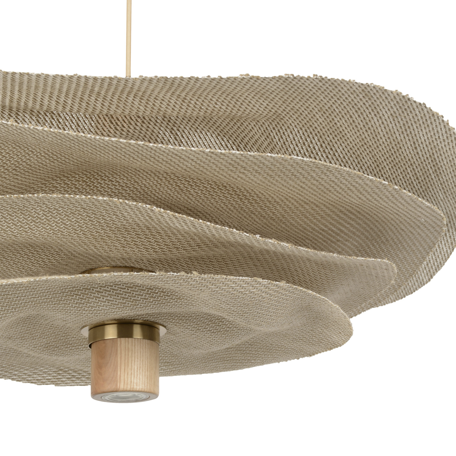 Suspension éco-responsable Rivage 4 abat-jour XL en matière Varian par Market Set Suspension éco-responsable Rivage 4 abat-jour XL en matière Varian par Market Set