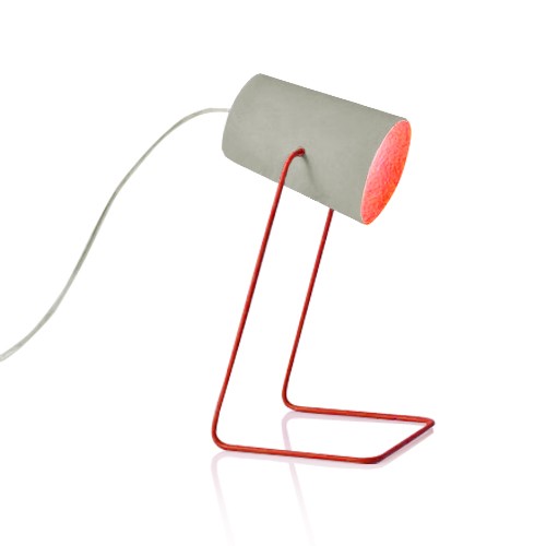 Lampe à poser Paint cemento avec effet béton Lampe à poser Paint cemento avec effet béton