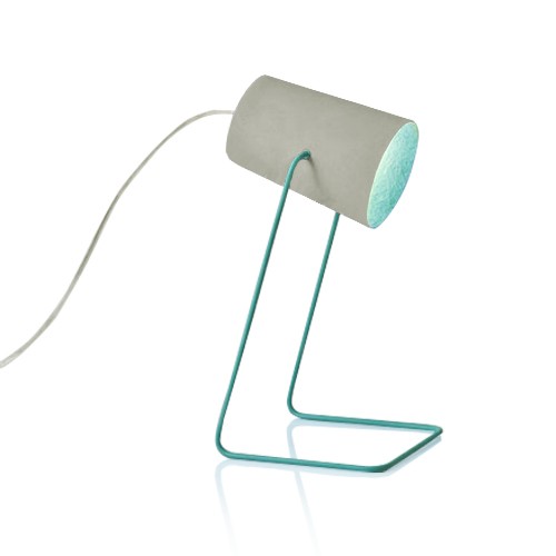 Lampe à poser Paint cemento avec effet béton Lampe à poser Paint cemento avec effet béton