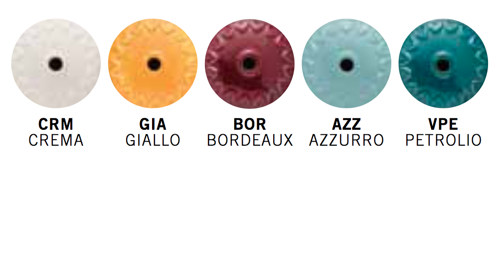 Suspension Colors en céramique et laiton vieilli par Ferroluce Suspension Colors en céramique et laiton vieilli par Ferroluce