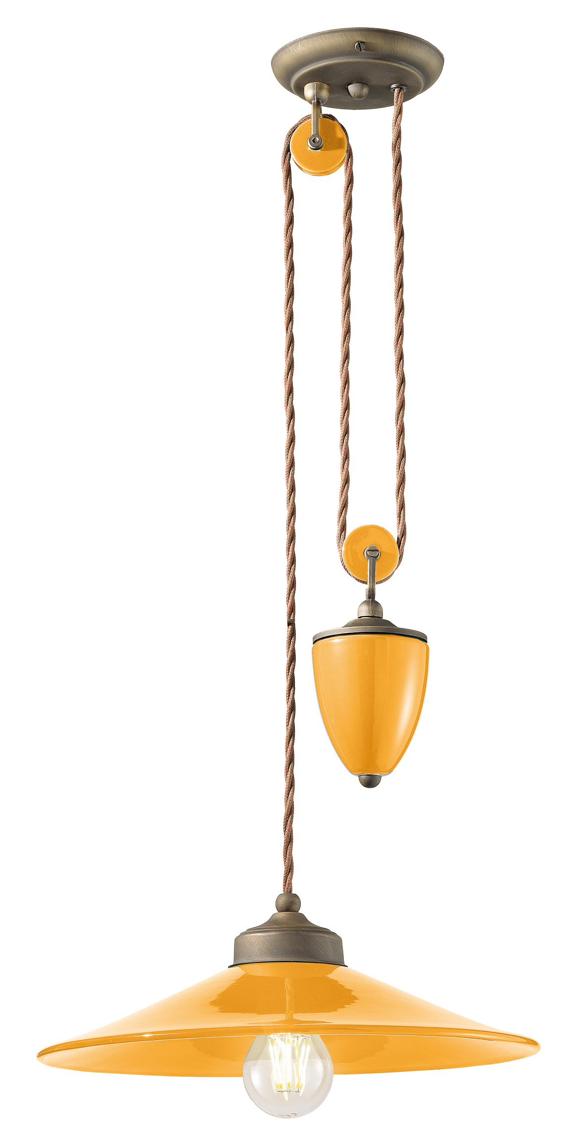 Suspension Colors avec contrepoids en céramique 5 coloris par Ferroluce Suspension Colors avec contrepoids en céramique 5 coloris par Ferroluce
