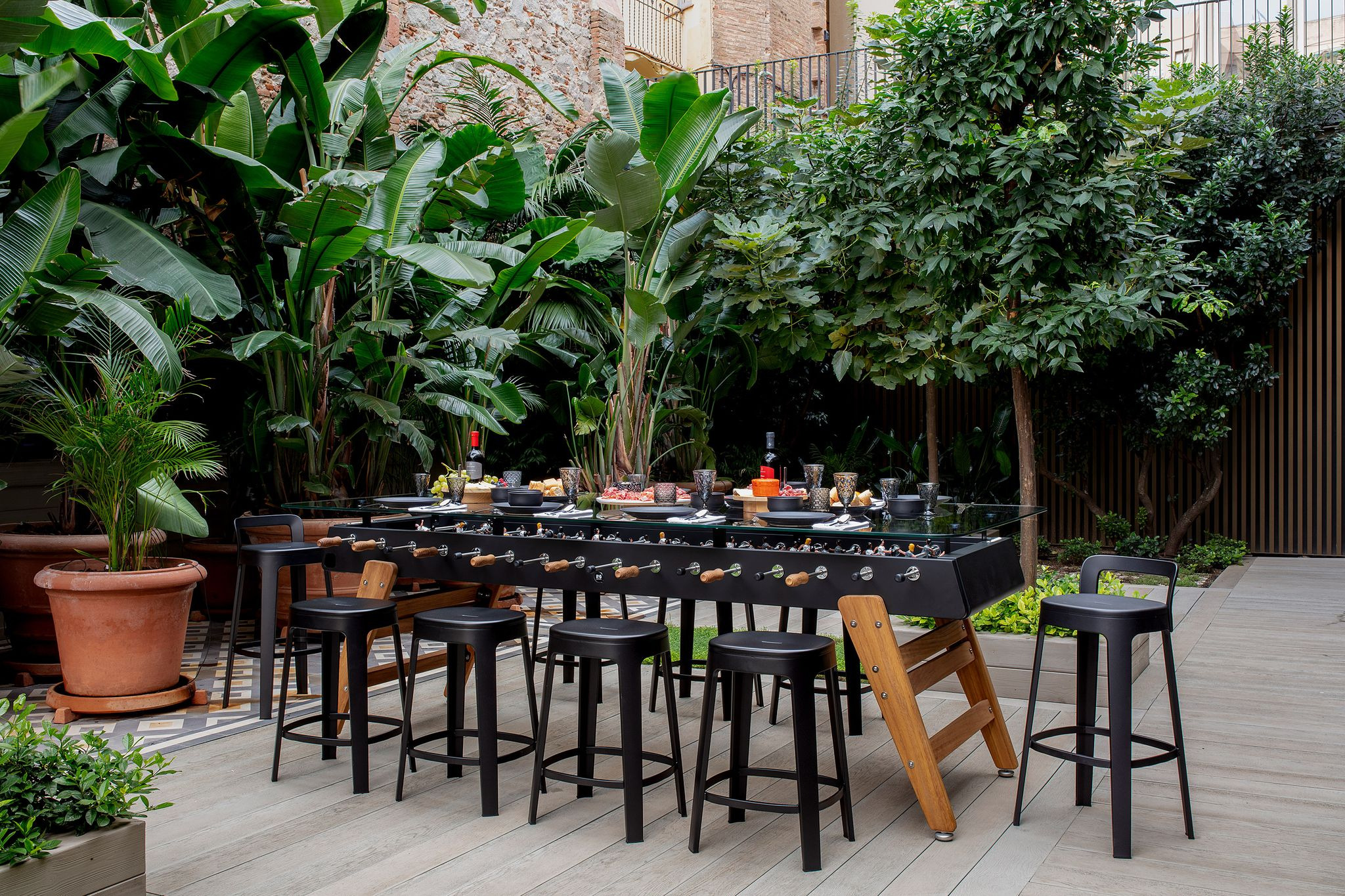 Table Baby foot extérieur RS Max par José André et Rafael Rodriguez x RS Barcelona Table Baby foot extérieur RS Max par José André et Rafael Rodriguez x RS Barcelona