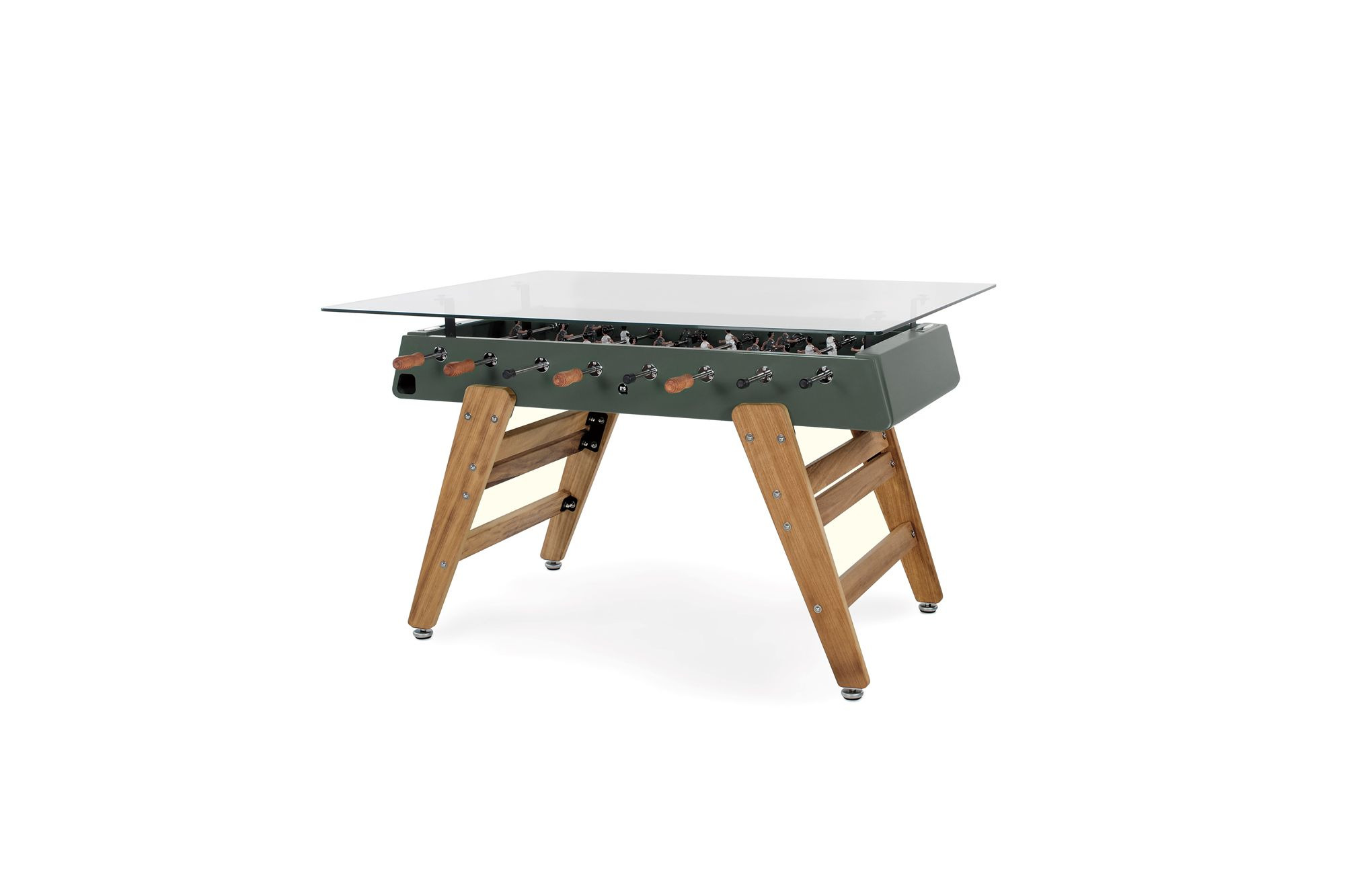 Table Baby foot ovale extérieur RS3 bois par José André et Rafael Rodriguez x RS Barcelona Table Baby foot ovale extérieur RS3 bois par José André et Rafael Rodriguez x RS Barcelona