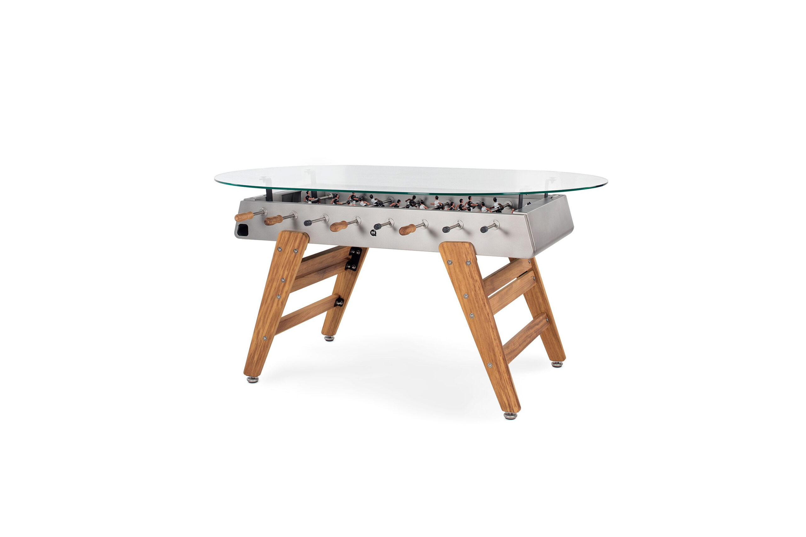 Table Baby foot ovale extérieur RS3 bois par José André et Rafael Rodriguez x RS Barcelona Table Baby foot ovale extérieur RS3 bois par José André et Rafael Rodriguez x RS Barcelona