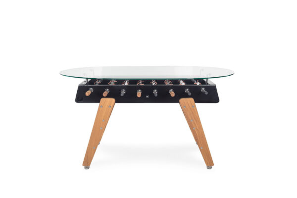 Table Baby foot ovale extérieur RS3 bois par José André et Rafael Rodriguez x RS Barcelona