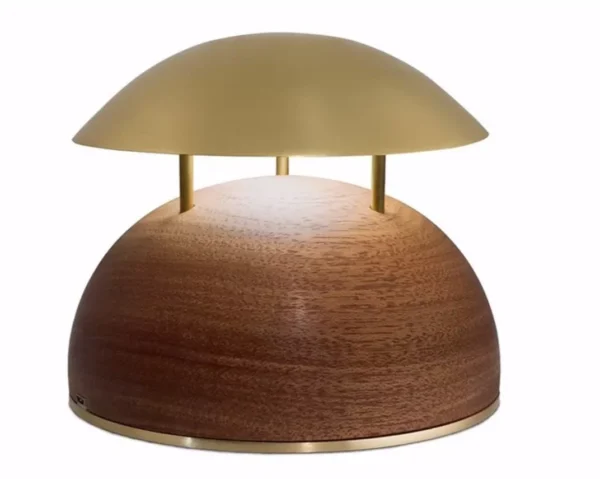 Baladeuse d'extérieur Bell en Bois par Cristian Cubina x Alma Light