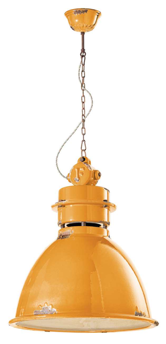 Suspension Industrial en céramique en dix coloris par Ferroluce Suspension Industrial en céramique en dix coloris par Ferroluce