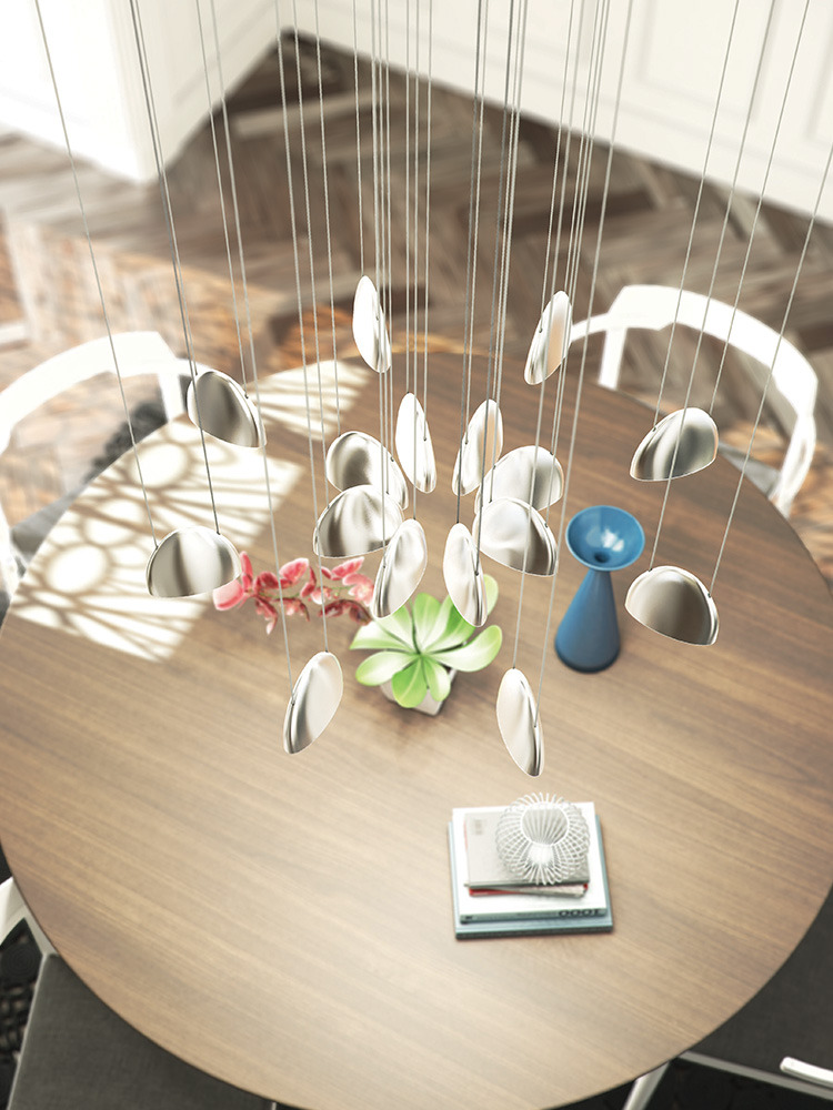 Suspension Led Oval par Cristian Cubina x Alma Light Suspension Led Oval par Cristian Cubina x Alma Light