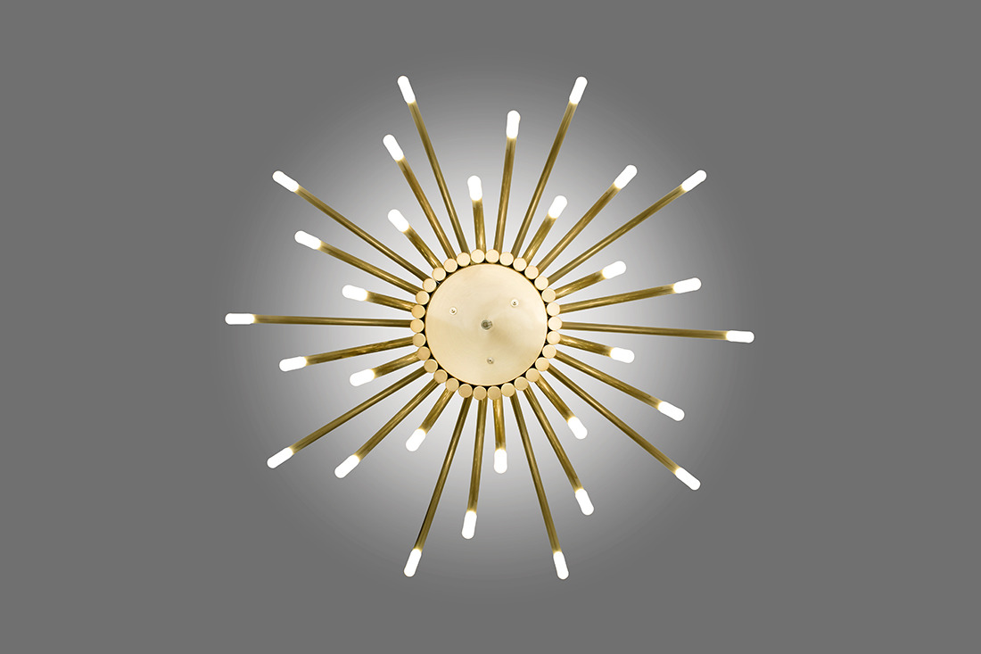 Suspension The Palm par Cristian Cubina x Alma Light Suspension The Palm par Cristian Cubina x Alma Light