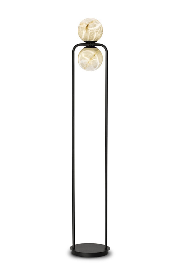Lampadaire double Tribeca par Jordi Llopis x Alma Light