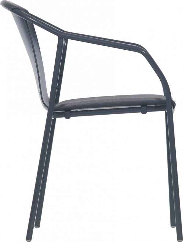 Chaise Rod Pad en aluminium au design contemporain par Ezpeleta