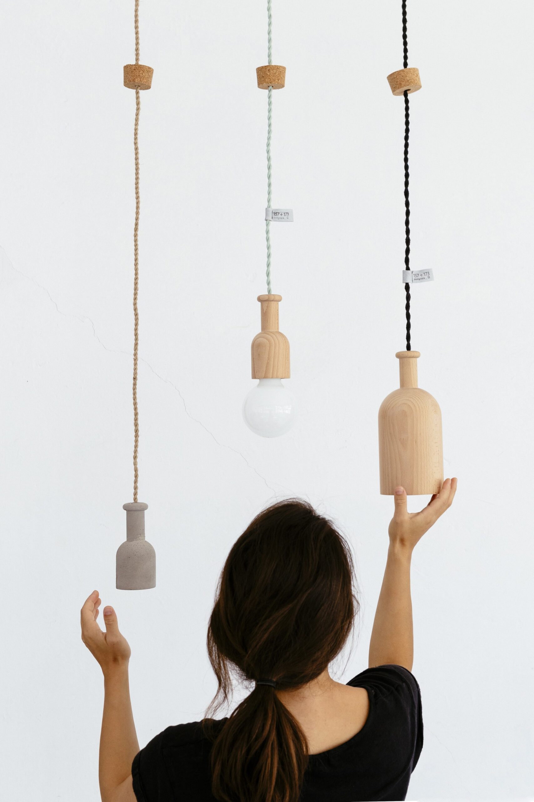 Suspension en bois naturel design Wooden Big Suspension en bois naturel design Wooden Big