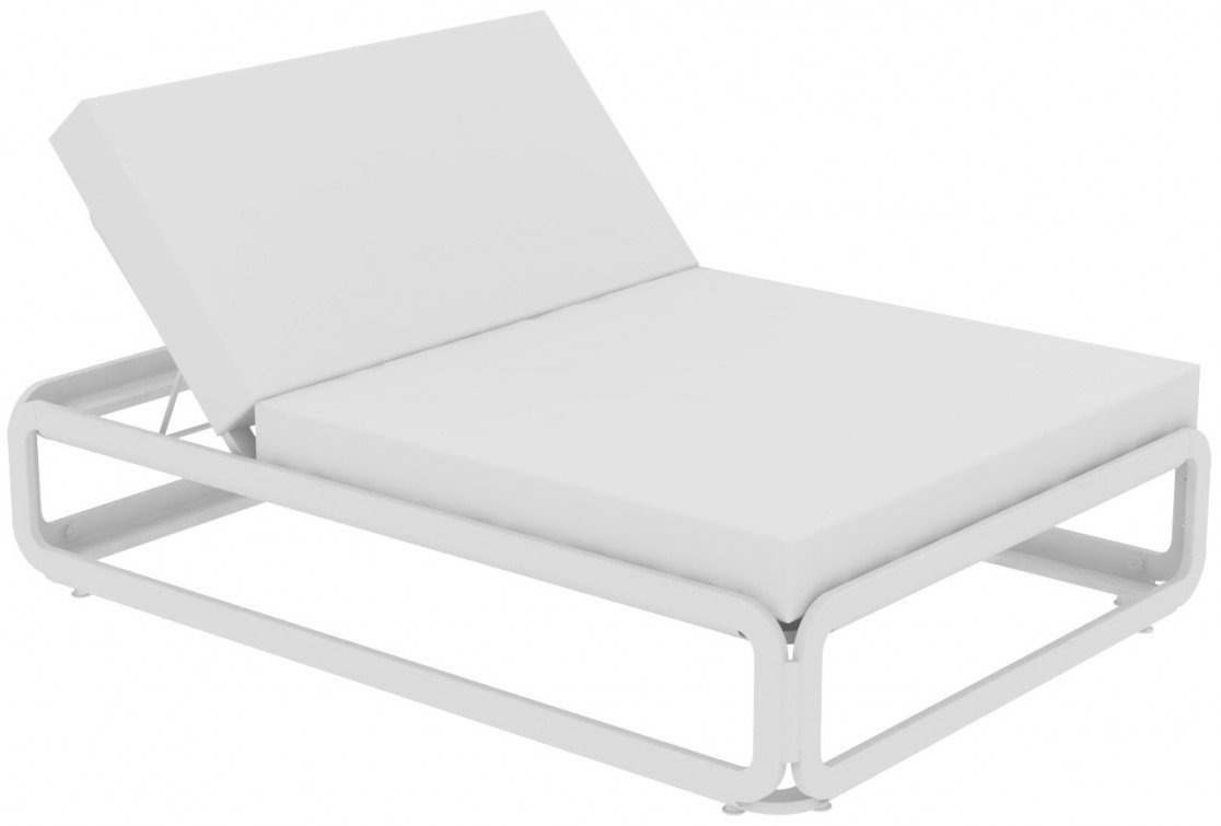 Lit de jardin Nana en aluminium au design contemporain par Ezpeleta