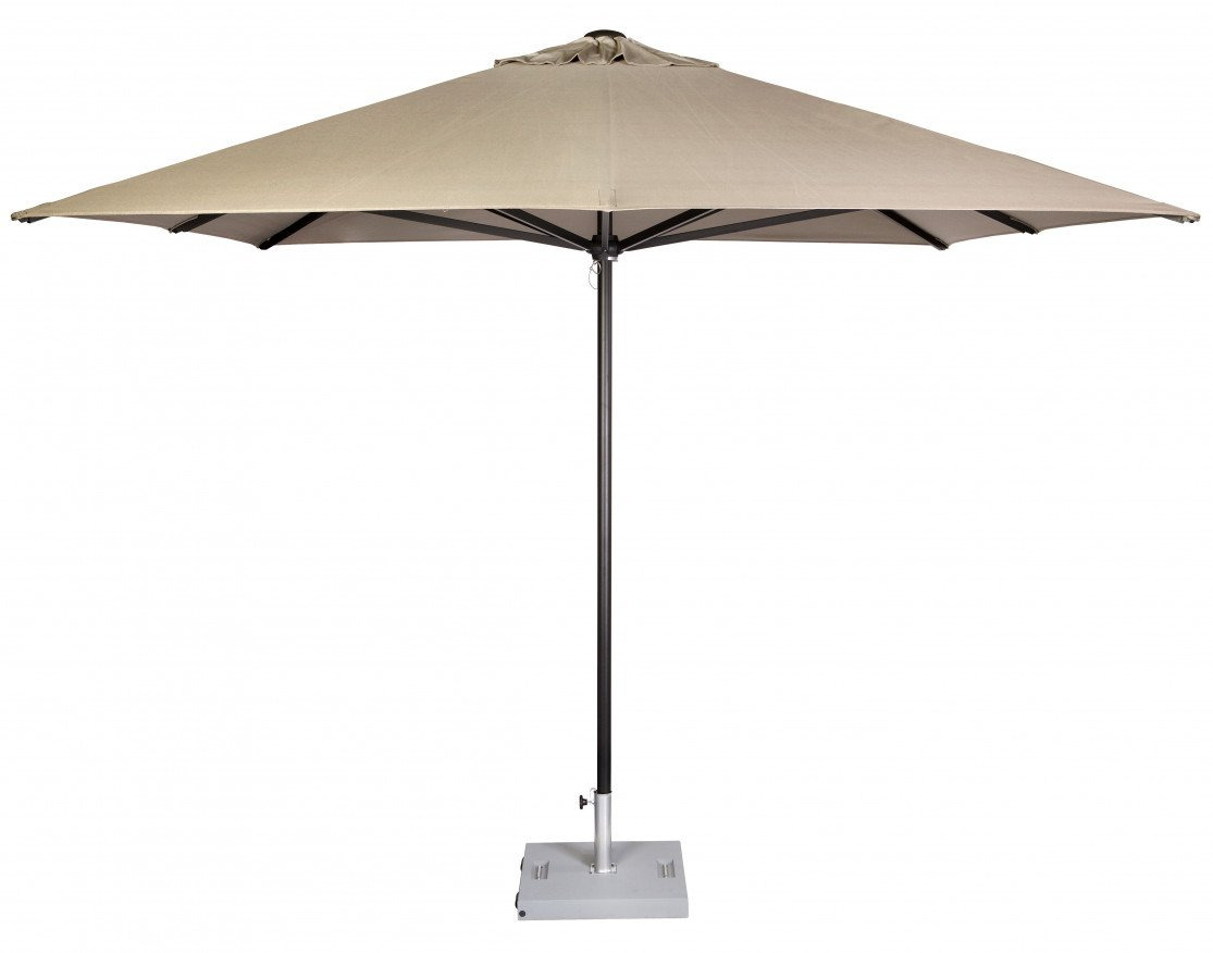 Parasol Formentera carré en aluminium au design contemporain par Ezpeleta Parasol Formentera carré en aluminium au design contemporain par Ezpeleta