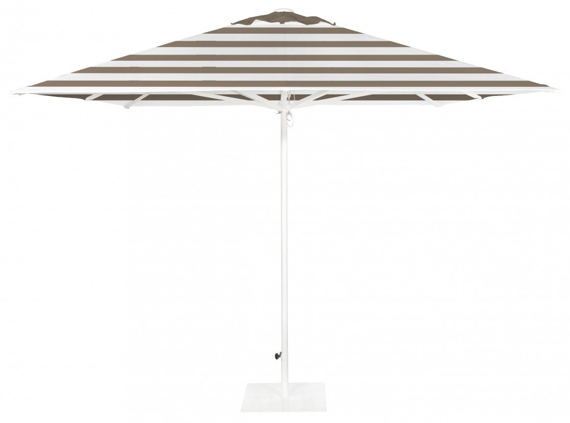 Parasol Formentera carré en aluminium au design contemporain par Ezpeleta Parasol Formentera carré en aluminium au design contemporain par Ezpeleta