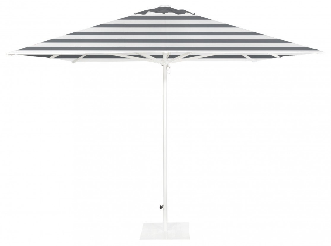 Parasol Formentera carré en aluminium au design contemporain par Ezpeleta Parasol Formentera carré en aluminium au design contemporain par Ezpeleta