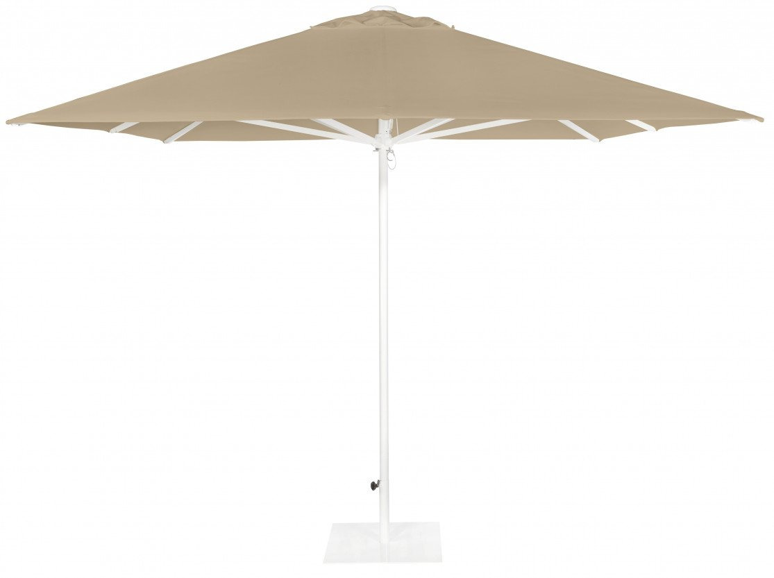 Parasol Formentera carré en aluminium au design contemporain par Ezpeleta Parasol Formentera carré en aluminium au design contemporain par Ezpeleta
