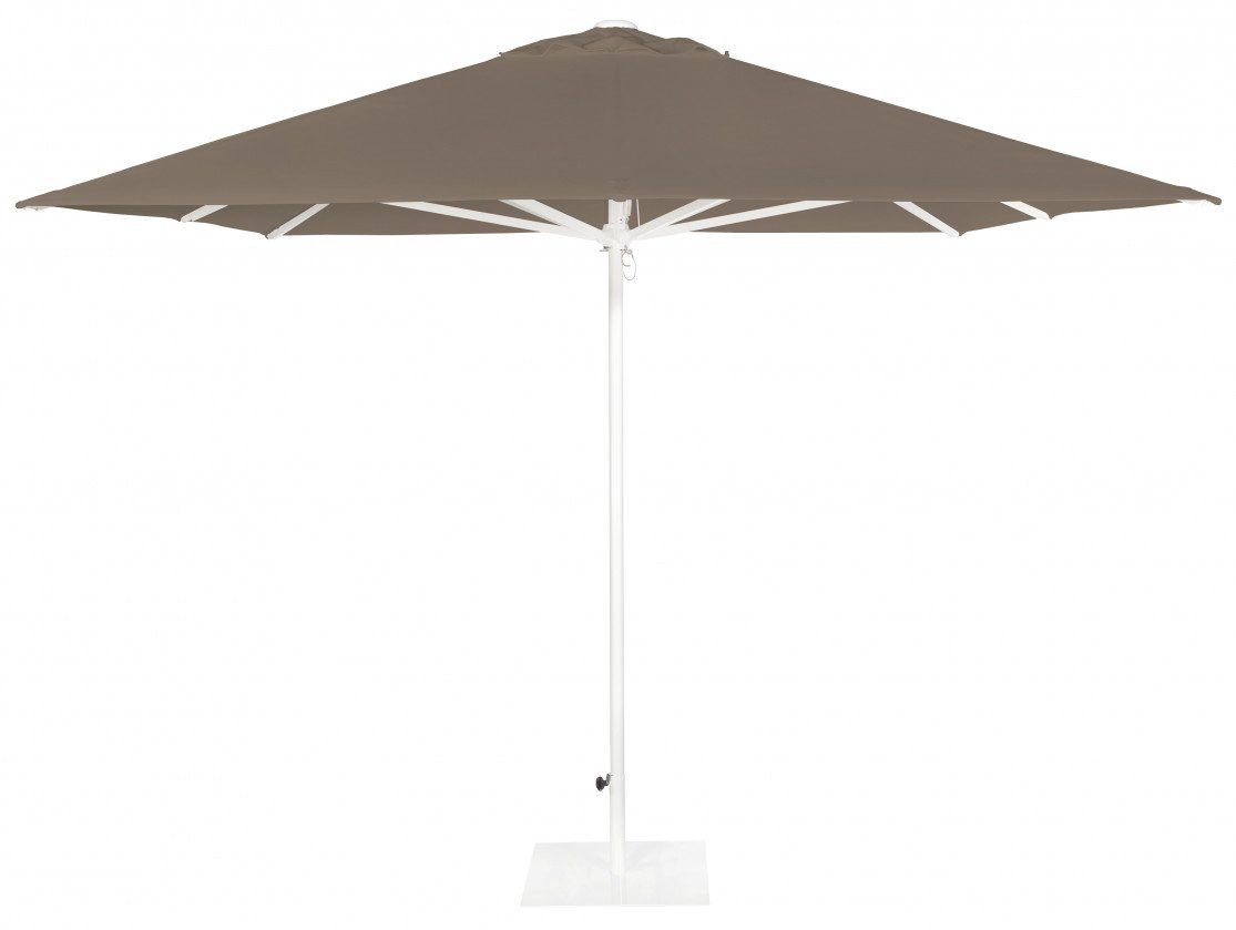 Parasol Formentera carré en aluminium au design contemporain par Ezpeleta Parasol Formentera carré en aluminium au design contemporain par Ezpeleta