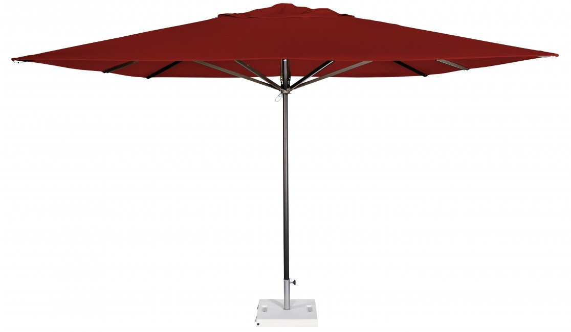 Parasol Formentera carré en aluminium au design contemporain par Ezpeleta Parasol Formentera carré en aluminium au design contemporain par Ezpeleta