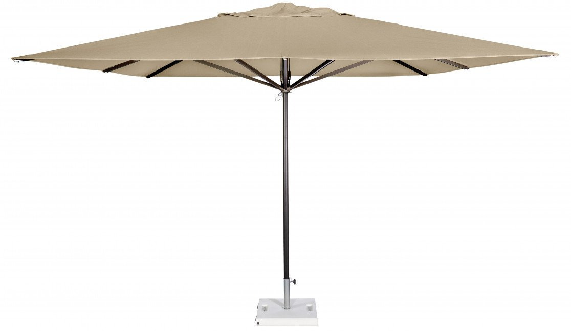Parasol Formentera carré en aluminium au design contemporain par Ezpeleta Parasol Formentera carré en aluminium au design contemporain par Ezpeleta
