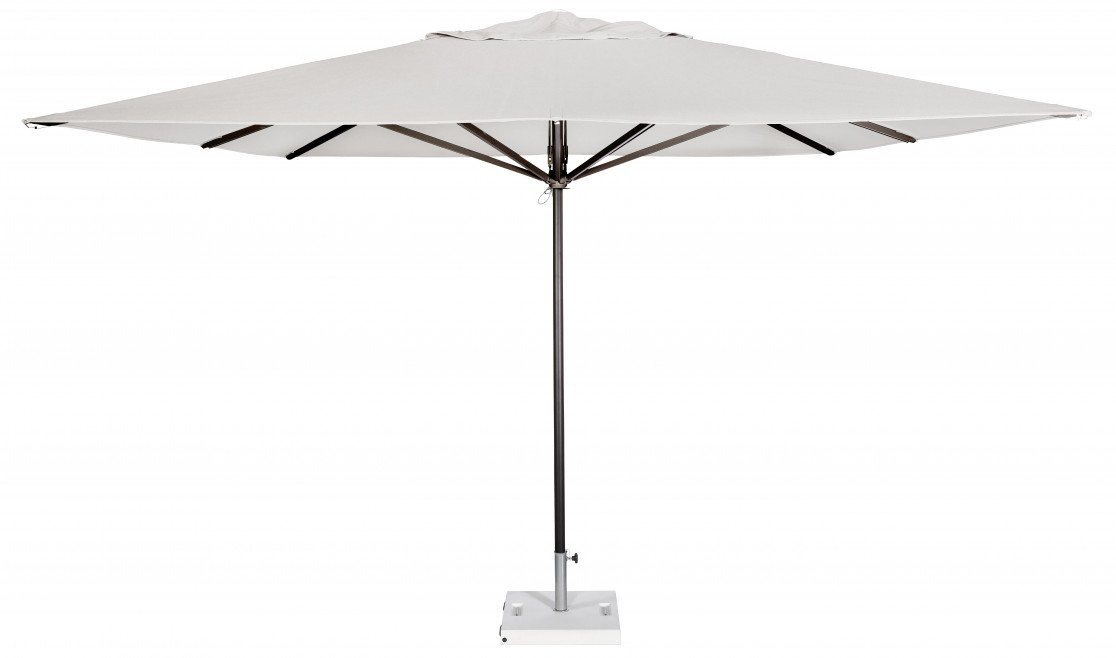 Parasol Formentera carré en aluminium au design contemporain par Ezpeleta Parasol Formentera carré en aluminium au design contemporain par Ezpeleta