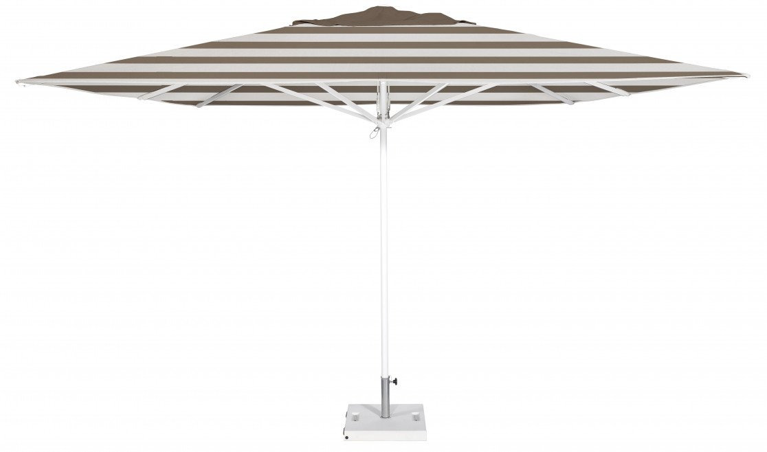 Parasol Formentera carré en aluminium au design contemporain par Ezpeleta Parasol Formentera carré en aluminium au design contemporain par Ezpeleta