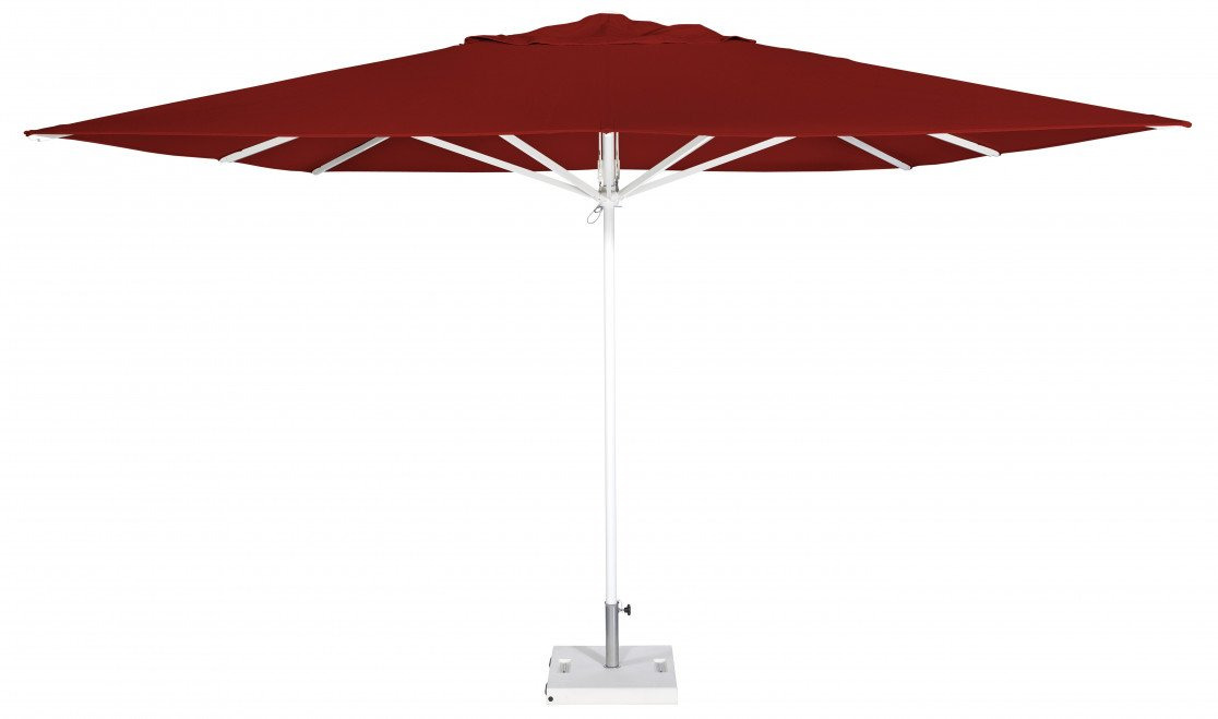 Parasol Formentera carré en aluminium au design contemporain par Ezpeleta Parasol Formentera carré en aluminium au design contemporain par Ezpeleta