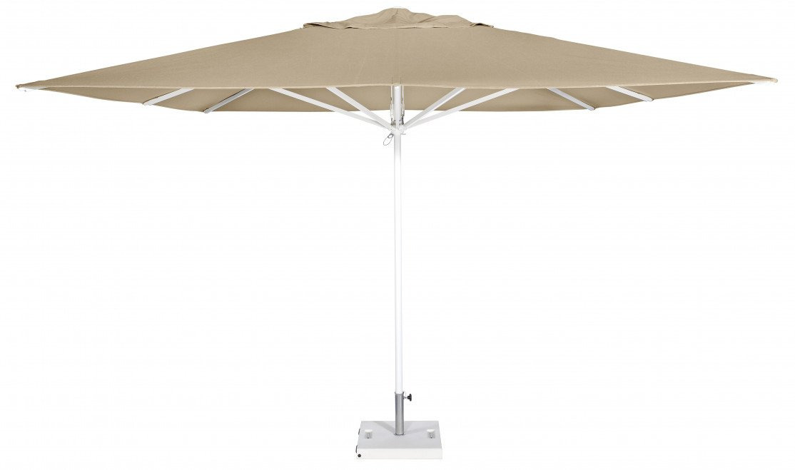 Parasol Formentera carré en aluminium au design contemporain par Ezpeleta Parasol Formentera carré en aluminium au design contemporain par Ezpeleta