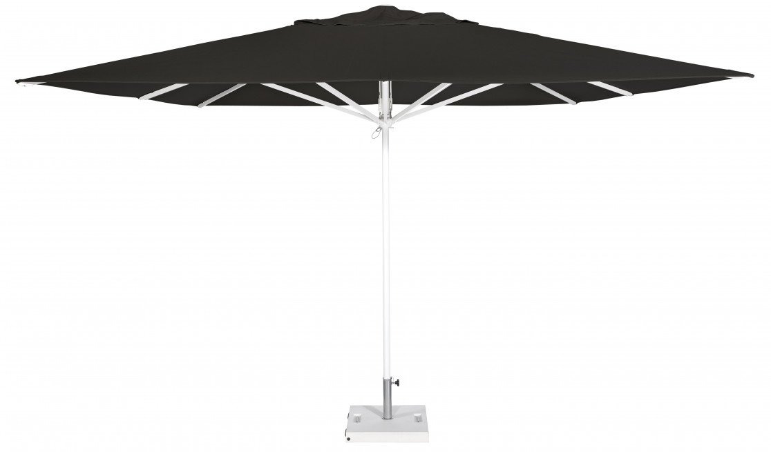 Parasol Formentera carré en aluminium au design contemporain par Ezpeleta Parasol Formentera carré en aluminium au design contemporain par Ezpeleta