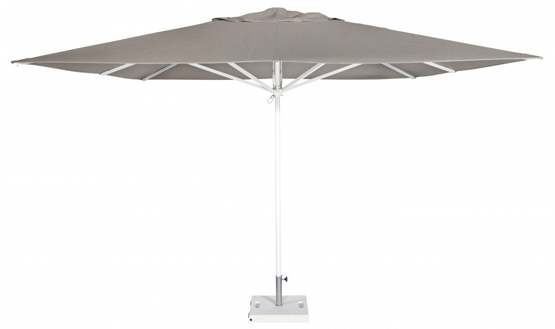 Parasol Formentera carré en aluminium au design contemporain par Ezpeleta Parasol Formentera carré en aluminium au design contemporain par Ezpeleta