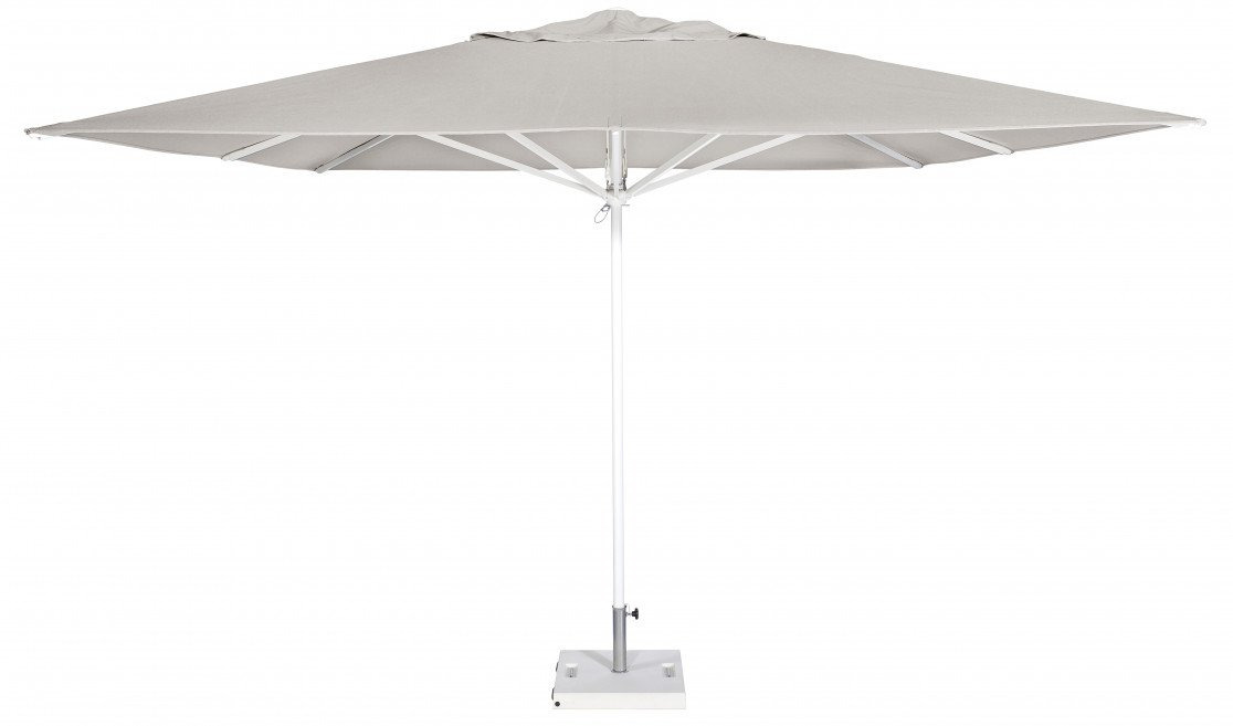 Parasol Formentera carré en aluminium au design contemporain par Ezpeleta Parasol Formentera carré en aluminium au design contemporain par Ezpeleta