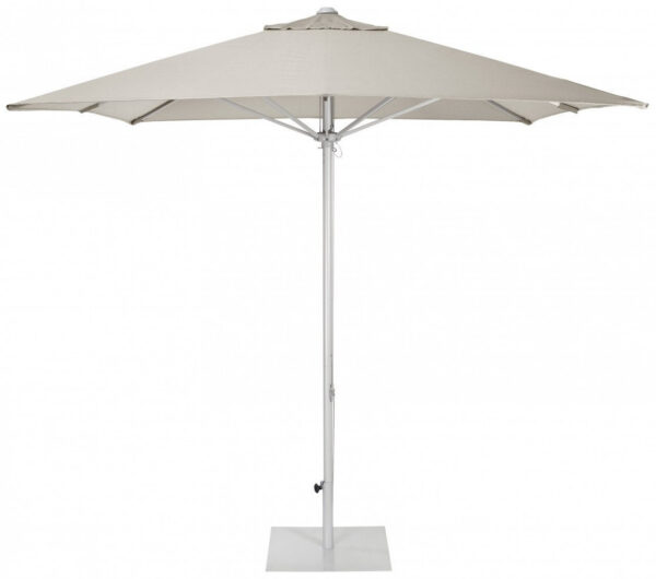 Parasol Carré Vigo en aluminium au design contemporain par Ezpeleta