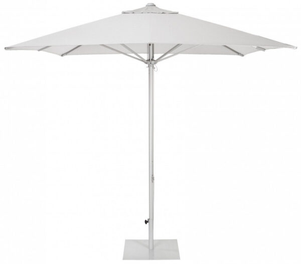 Parasol Carré Vigo en aluminium au design contemporain par Ezpeleta