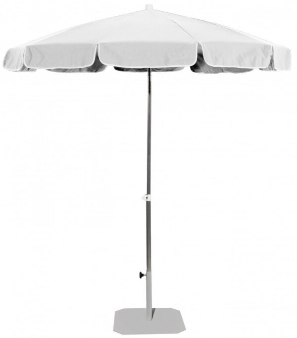 Parasol Tenerife en inox au design contemporain par Ezpeleta
