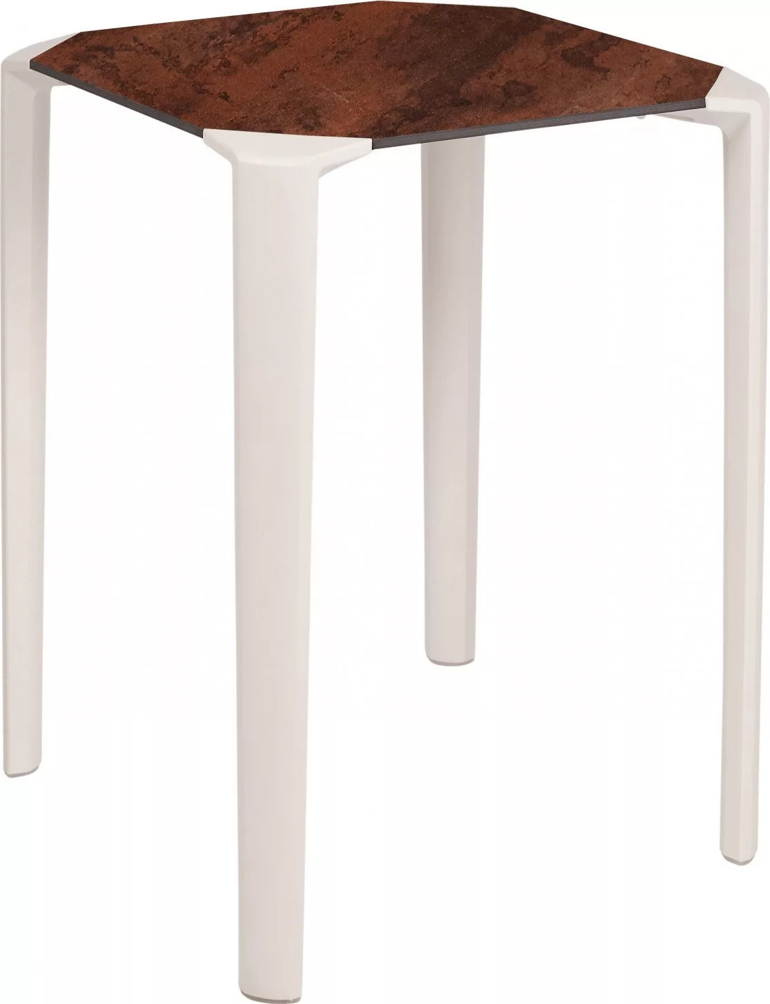 Table One square en polypropylène au design contemporain par Ezpeleta