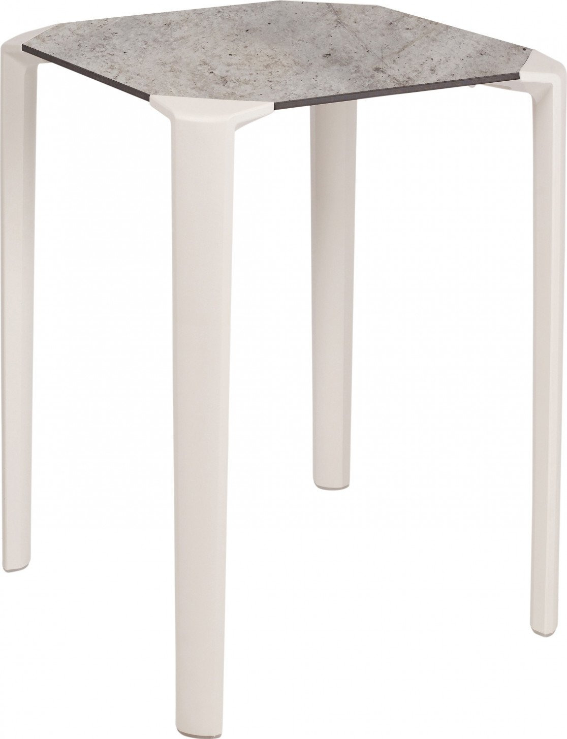Table One square en polypropylène au design contemporain par Ezpeleta Table One square en polypropylène au design contemporain par Ezpeleta
