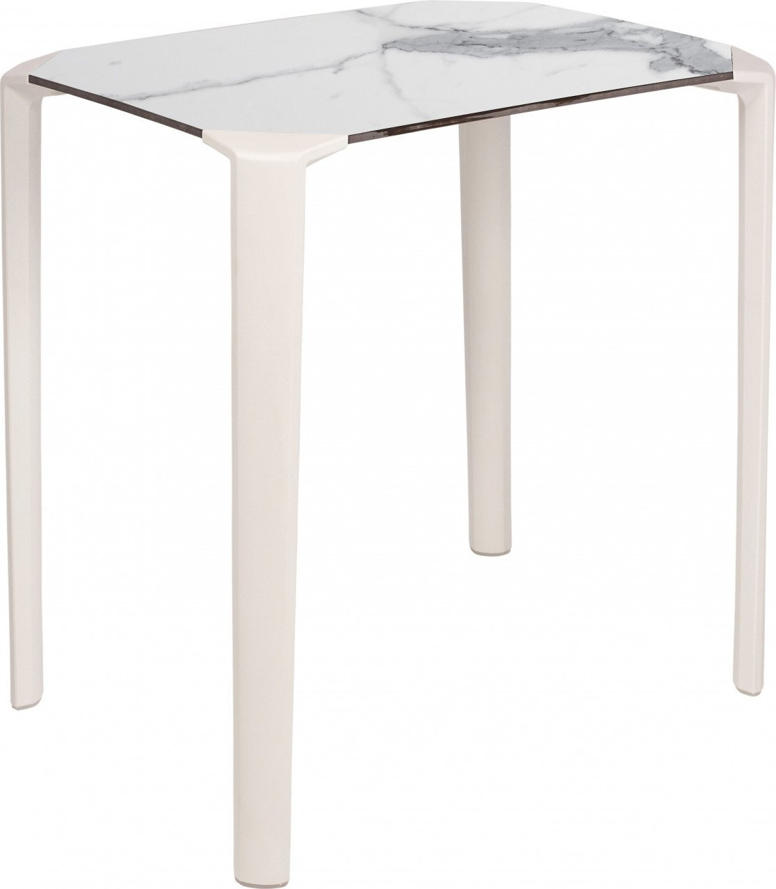 Table One square en polypropylène au design contemporain par Ezpeleta Table One square en polypropylène au design contemporain par Ezpeleta