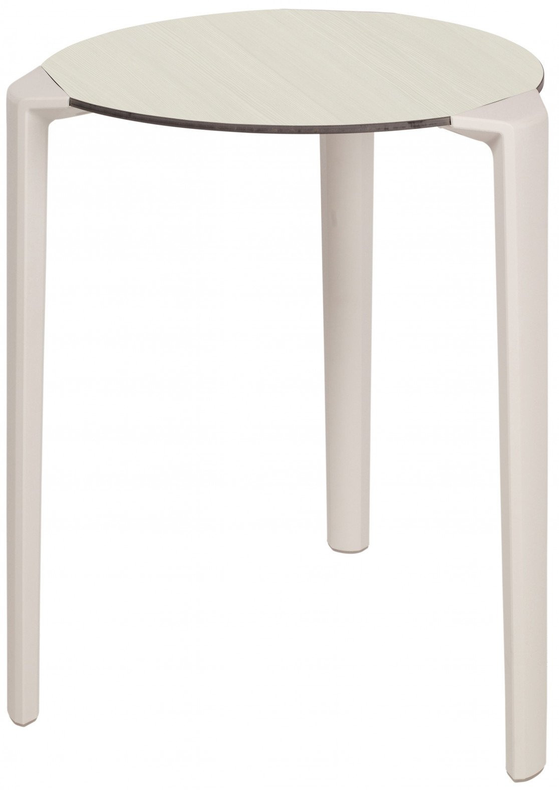Table One ronde en polypropylène au design contemporain par Ezpeleta Table One ronde en polypropylène au design contemporain par Ezpeleta