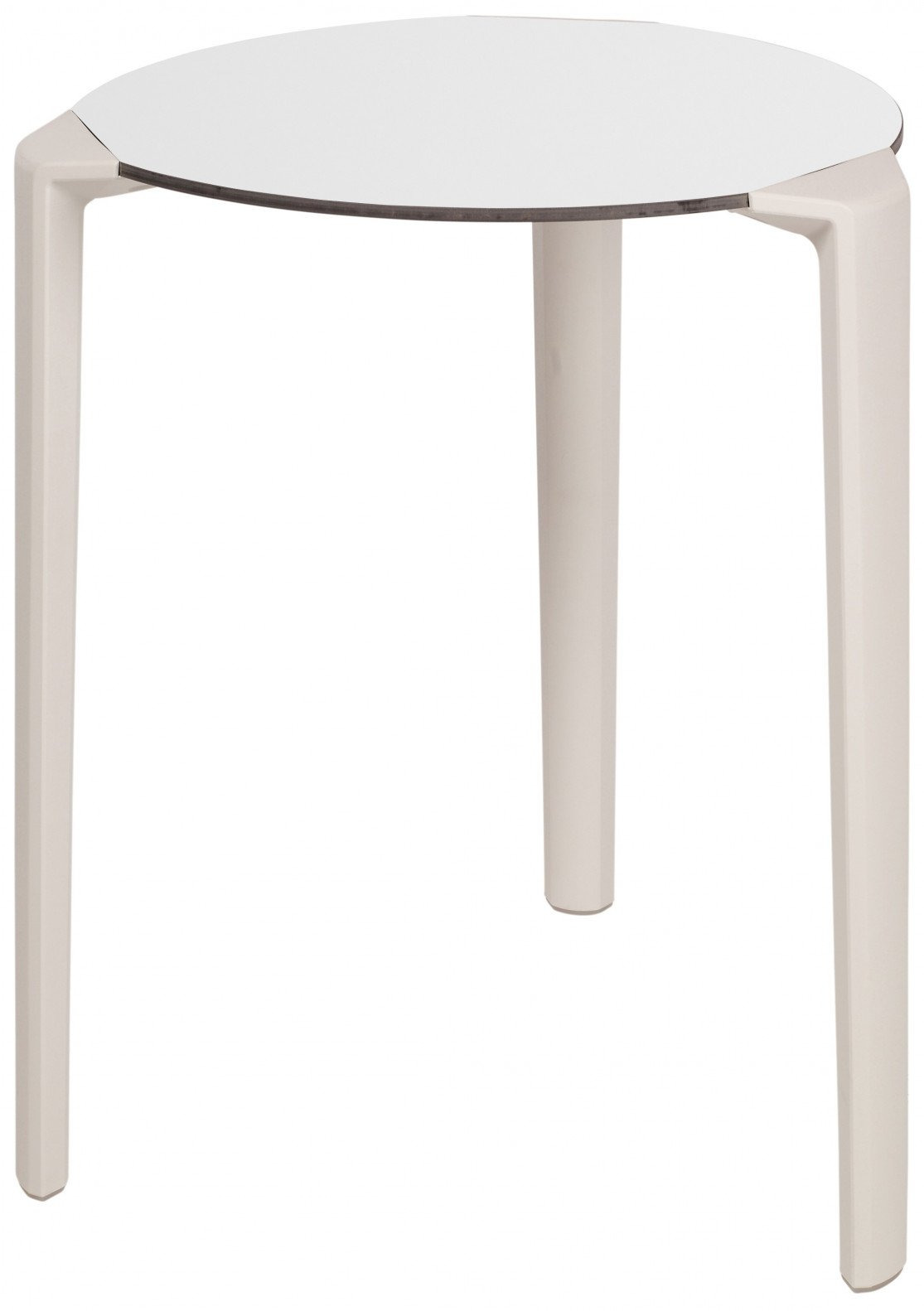 Table One ronde en polypropylène au design contemporain par Ezpeleta