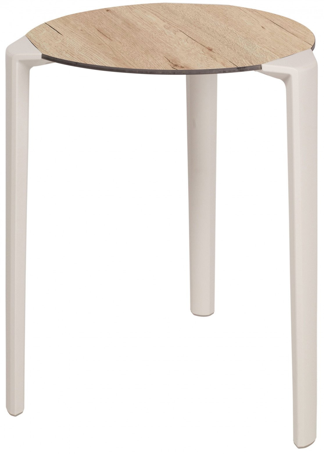 Table One ronde en polypropylène au design contemporain par Ezpeleta Table One ronde en polypropylène au design contemporain par Ezpeleta