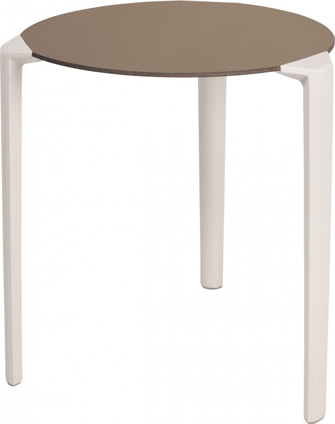 Table One ronde en polypropylène au design contemporain par Ezpeleta Table One ronde en polypropylène au design contemporain par Ezpeleta