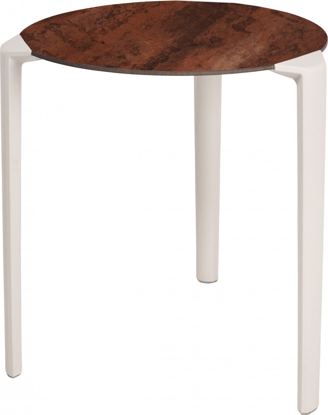 Table One ronde en polypropylène au design contemporain par Ezpeleta Table One ronde en polypropylène au design contemporain par Ezpeleta