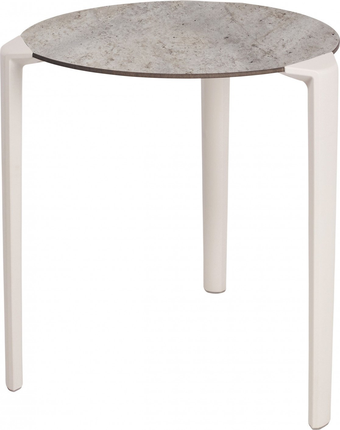 Table One ronde en polypropylène au design contemporain par Ezpeleta Table One ronde en polypropylène au design contemporain par Ezpeleta