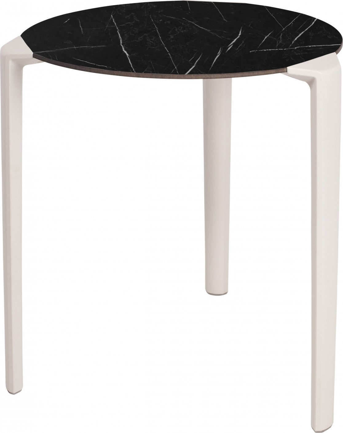 Table One ronde en polypropylène au design contemporain par Ezpeleta Table One ronde en polypropylène au design contemporain par Ezpeleta